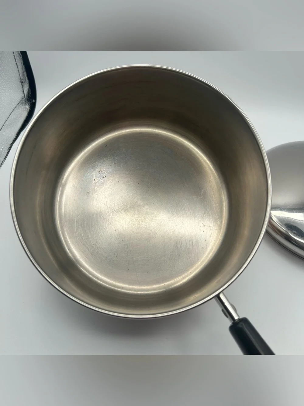 Vintage Revere Ware 1801 2 Quart Sauce Pan Pot with Lid Copper Clad USA 92f